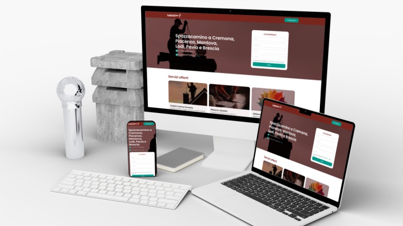 HydraSan Spazzacamino - Landing page